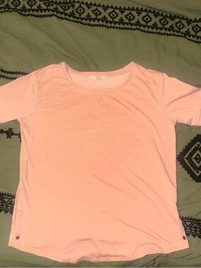 Ann Taylor Pale Pink Crewneck Tee